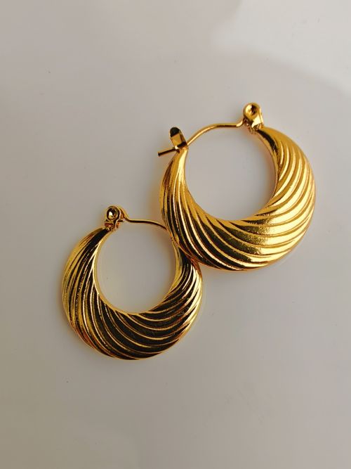 AuriTwist Gold Earrings
