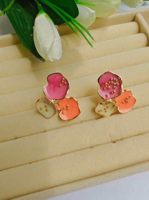 Enamel Earrings