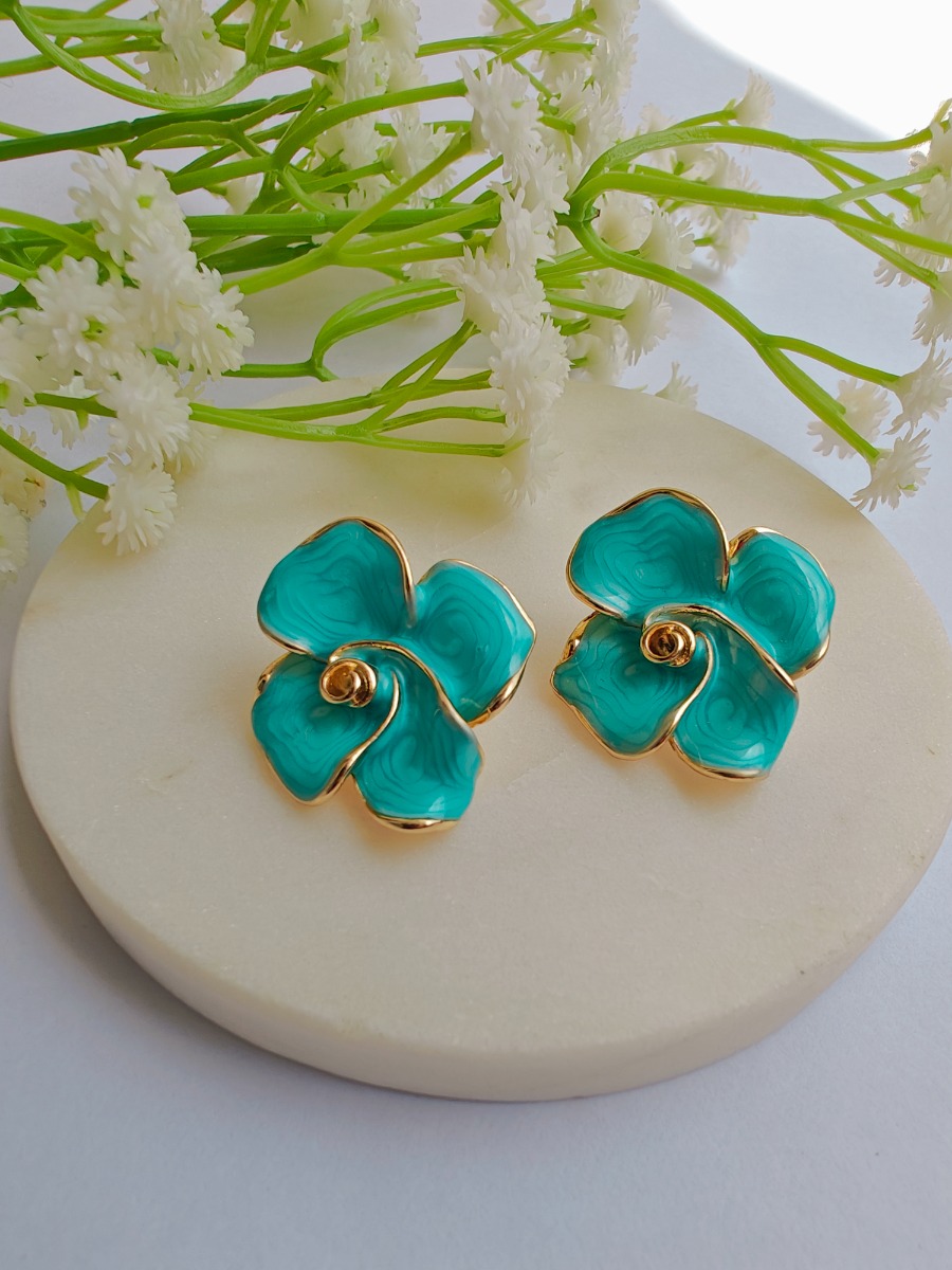Ocean Bloom Studs