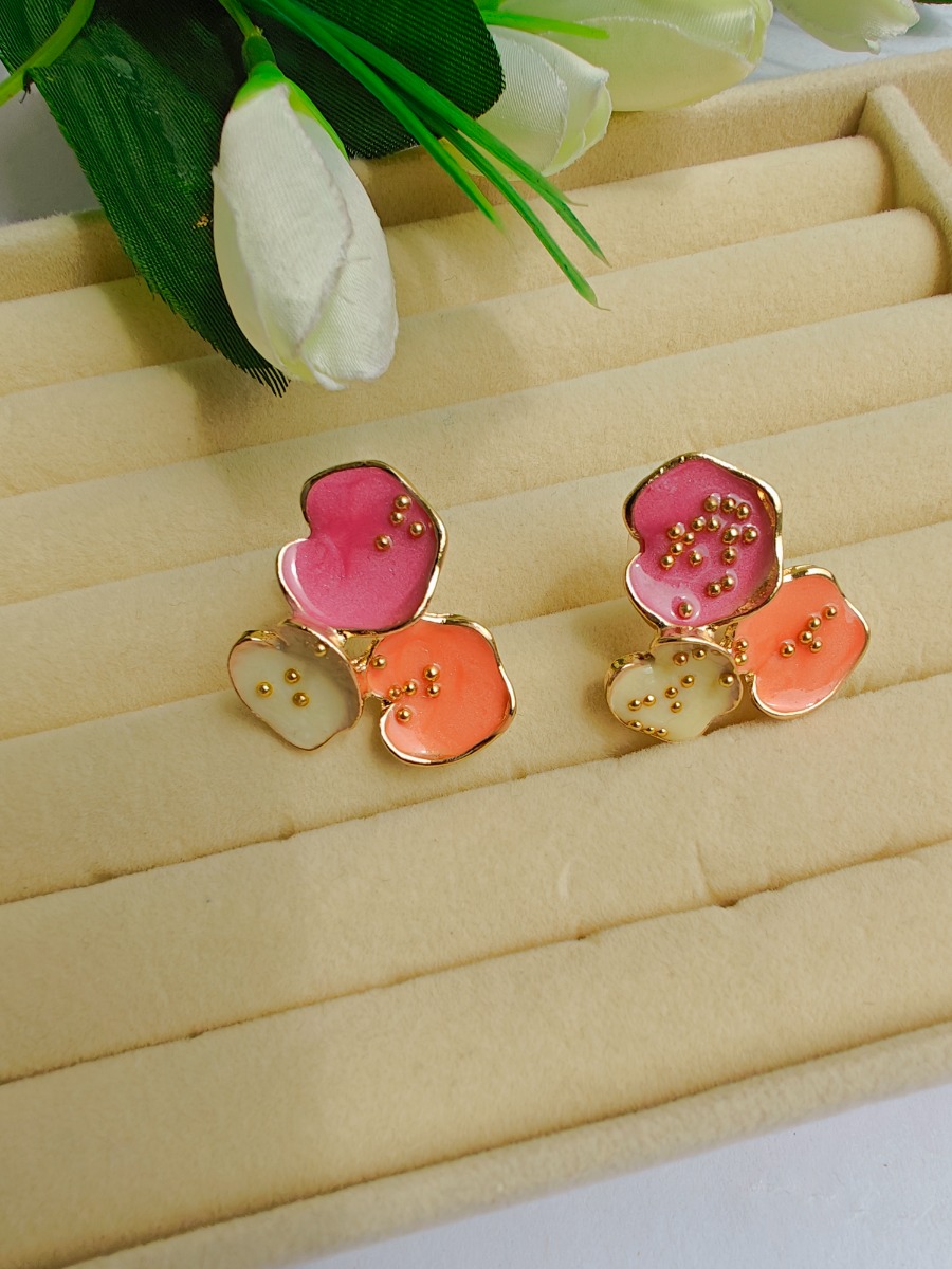 Enamel Earrings