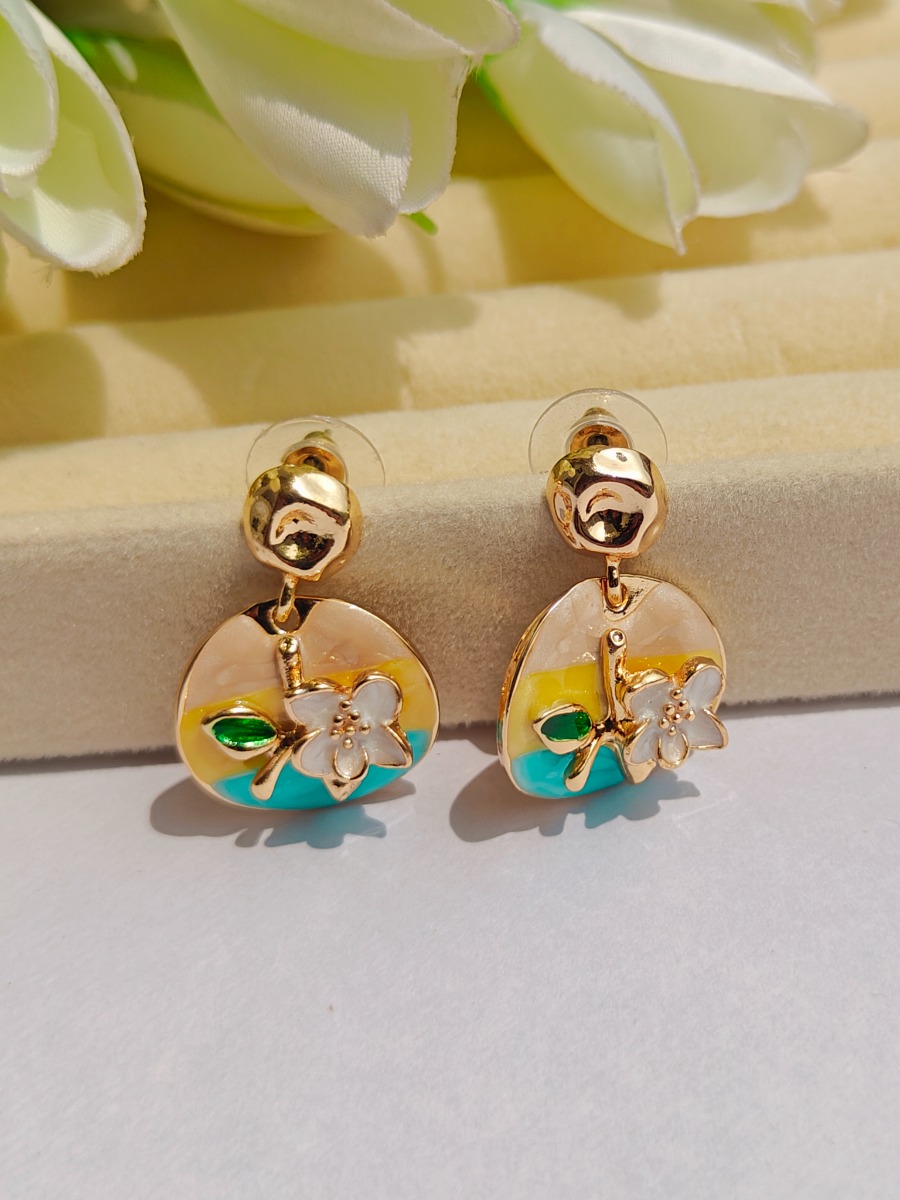 Enamel Earrings